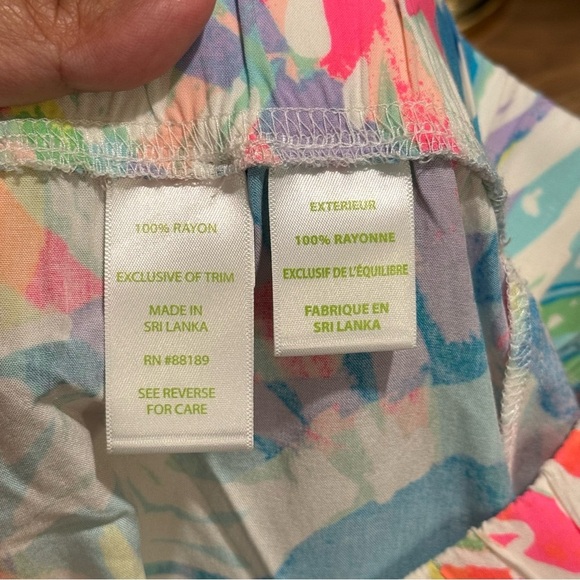 Lilly Pulitzer Size XS Sparkling Sands Bal Harbour Palazzo Pants Preppy Resort - Picture 4 of 6